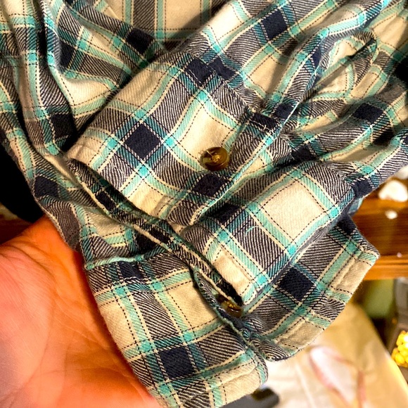 Hollister Blue Plaid Button Up Shirt - Picture 3 of 10